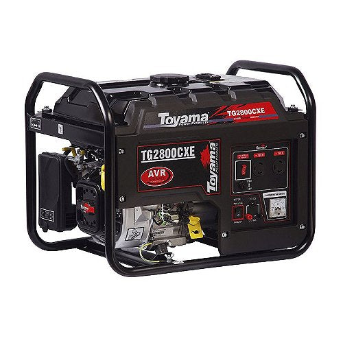 Gerador de Energia à gasolina 4T Partida Manual 2,5 Kva Bivolt com AVR - TOYAMA