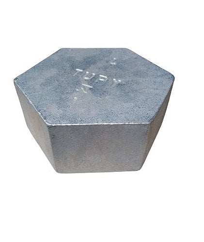 Tampão Hexagonal Galvanizado 4" - Tupy