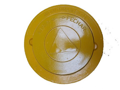 Tampa de monitoramento 7" com aro