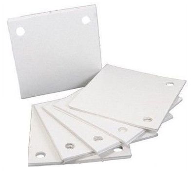 Papel Filtrante quadrado 9X9 - 2 Furos