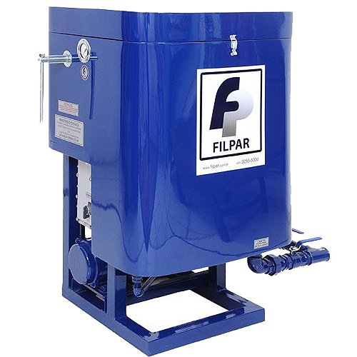Filtro Prensa FP1 Vazão 4800 L/h com Reservatório 120 Litros