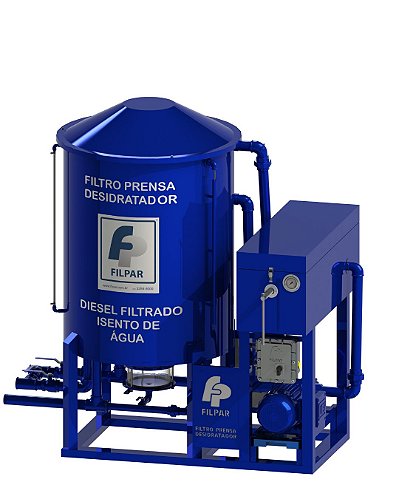 Filtro Prensa Industrial FP 11000W para Óleo Diesel