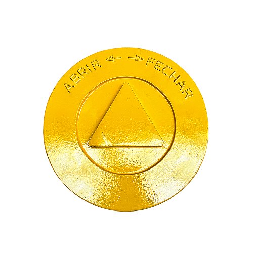 Tampa de monitoramento 8" Sem Aro