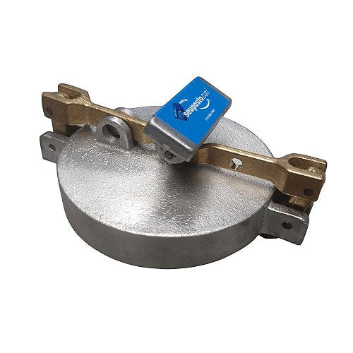 Tampa de Descarga Selada 4" - Alumínio