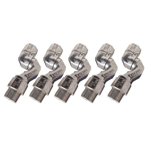 Kit com 5 União Giratória em Z para Mangueira de 3/4 - Lubefer