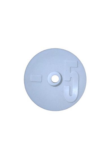 Número para Disco de Identificação de Tanque - Branco