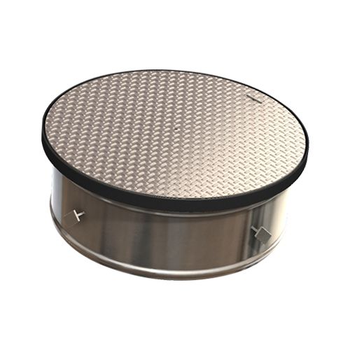 Câmara de Calçada 28" Antiderrapante - Pré Filtro / Módulo de Coleta - Não Trafegável