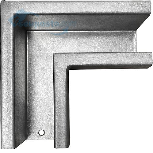 Cotovelo para Canaleta de Contenção em Aço Galvanizado