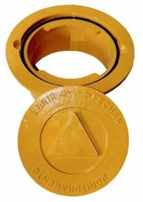 Tampa de Monitoramento 8" - Com Aro