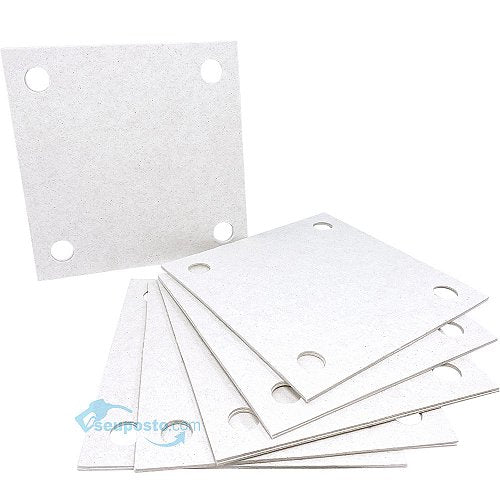 Papel Filtrante quadrado 7X7 - 4 Furos